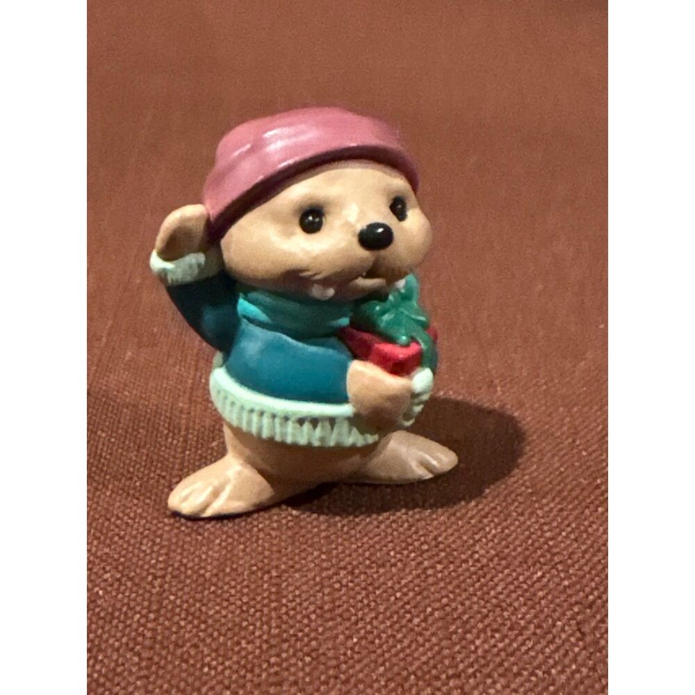 Hallmark Merry Miniatures Baby Walrus in Hat and Sweater
